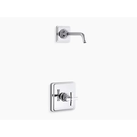 Kohler Pinstripe Shwr Trim Pure, Less Head-Crs TLS13134-3A-CP